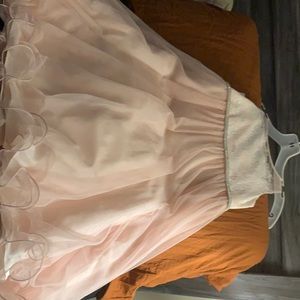 Flower girl dress from David’s bridal